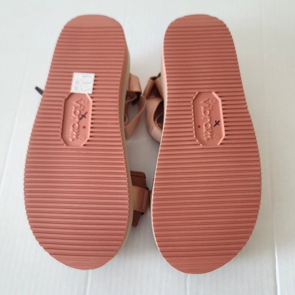 Suicoke CEL-VPO Platform Sandals in Peach/Cream Womens Sz 9 EU 39 Vibram NWOB - Picture 7 of 9